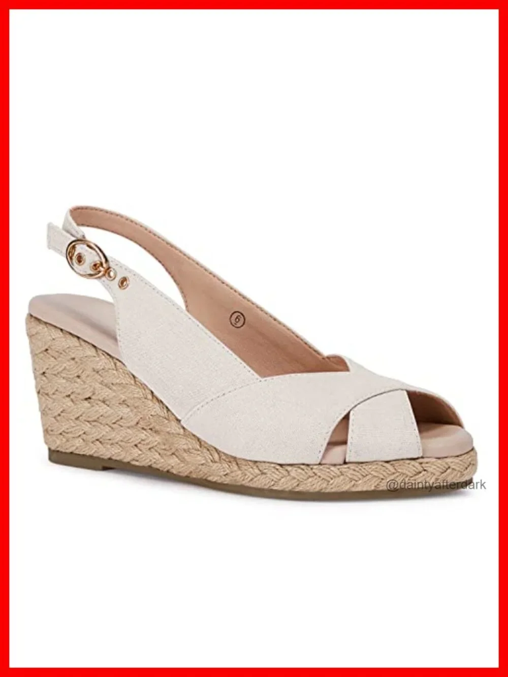 Women's Platform Wedge Sandals Open Toe Slingback Espadrilles Cross Band High
